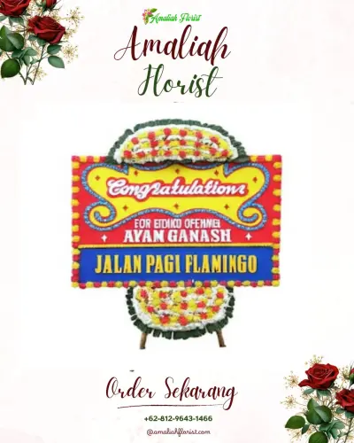 Bunga Papan Congratulation di Pantirejo